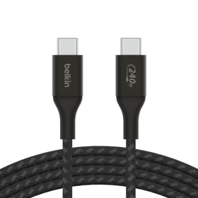 Belkin BOOST CHARGE kabel opletený USB-C na USB-C černá / 240W / 1m (CAB015bt1MBK)
