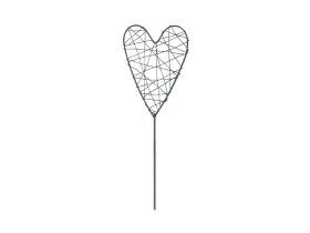 Zápich srdce kov 48cm