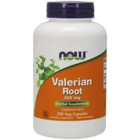 Valeriána lékařská 500 mg - NOW Foods (250 kaps.) (36934-2-250 caps)