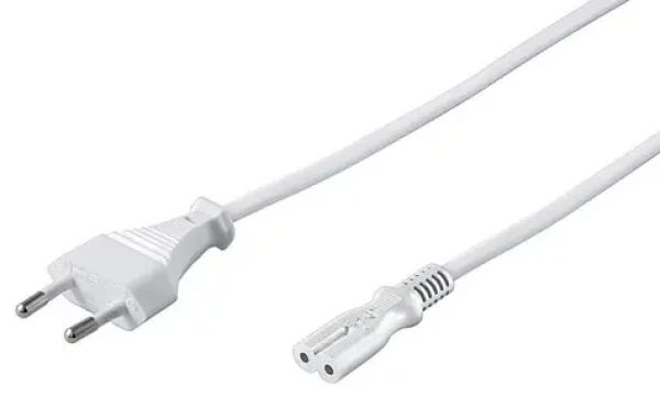 MicroConnect Power Cord EU C - C7 3m bílá (PE030730W)