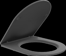 MEXEN - WC sedátko Soft Close slim, duroplast, szara ciemna mat 39740071