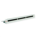 Intellinet 24-Port Cat6a Patchpanel geschirmt 1HE Kabeleinführung 90° abgewinkelt schwarz 24 portů patch panel 483 mm (1