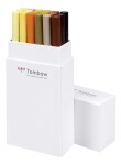 Tombow Tombow, ABT-18P-3, ABT Dual Brush pen, oboustranné popisovače, Earth tone, 18 ks