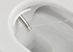 CERANO - WC závěsné s integrovaným elektronickým bidetem Cronus Standard, Vortex Rimless 180° + SoftClose sedátko - bílá lesklá - 59,3x38,4 CER-545632