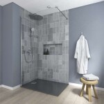 IDEAL STANDARD - Connect 2 Sprchová stěna Wetroom 90 cm, silver bright/čiré sklo K9377EO