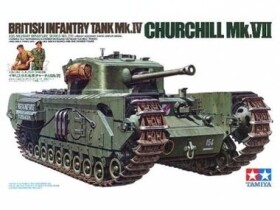 Tamiya Plastikový model tanku 35210 British Infantry Tank Mk.IV Churchill Mk.VII 1:35