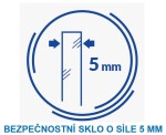CERSANIT - PARAVAN K VANĚ EASY NEW DVOUDÍLNÝ 140X115cm S301-290