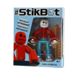 Stikbot 1 pack - černá hlava-modré tělo