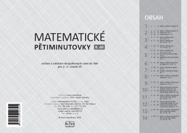 Matematické pětiminutovky