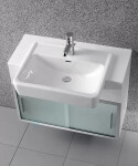 Laufen - Pro Umyvadlo polozápustné, 560x440 mm, 1 otvor pro baterii, bílá H8129610001041