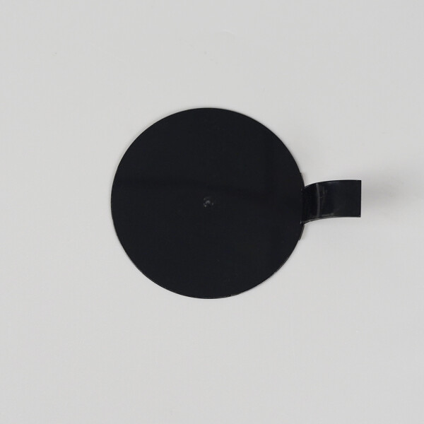 Cake star Plastová podložka pod minidezerty s úchytem kruh černá 8cm