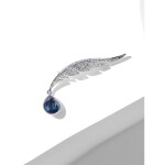 Brož Swarovski Elements Adelardi, Tmavě modrá