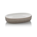 KELA Miska na mýdlo Ava keramika šedá KL-24420