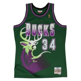 Mitchell & Ness Pánský dres Milwaukee Bucks NBA Ray Allen #34 1996-97 Swingman - Zelená Velikost: M