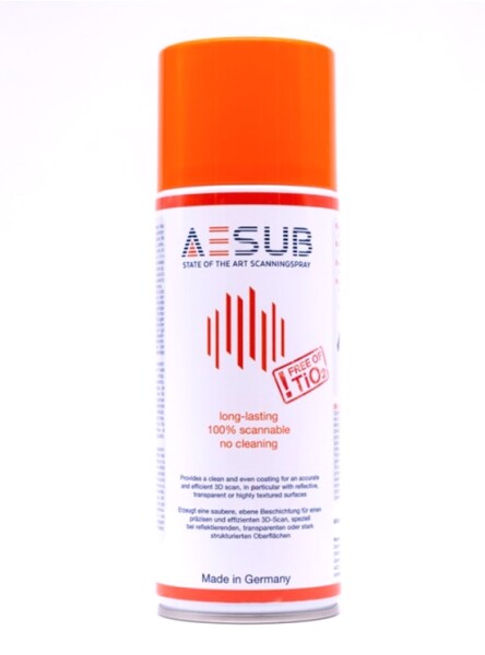 3D skenovací sprej odpařovací Orange mizející AESUB 400 ml