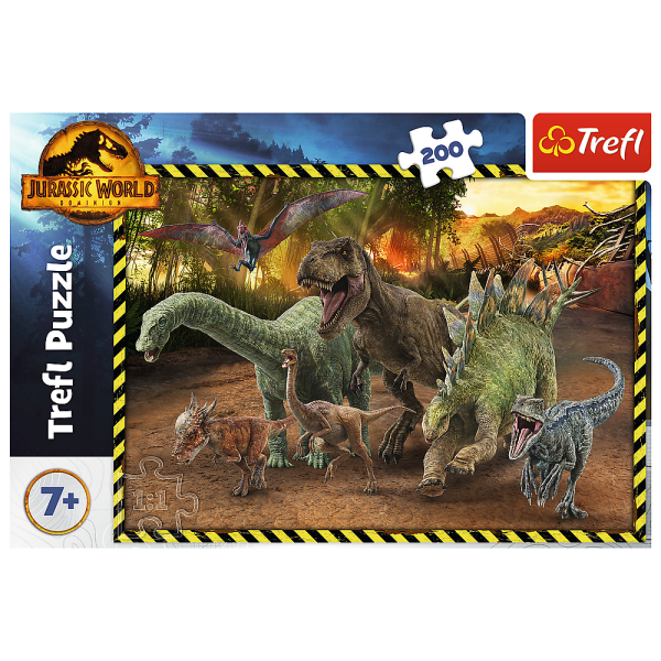 Mamido Puzzle Dinosauři z Jurského parku 200 dílků Trefl