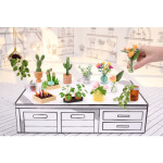 Minihračky botanická/květinová sada