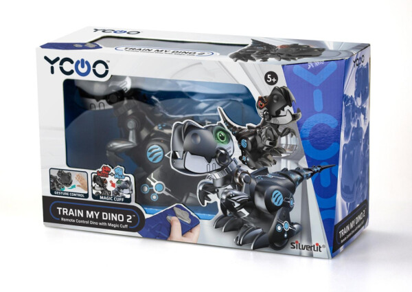 Robot My Dino II na ovládání IC plast reagující na pohyb ruky na bat. se zvukem v krabici 34x21cm