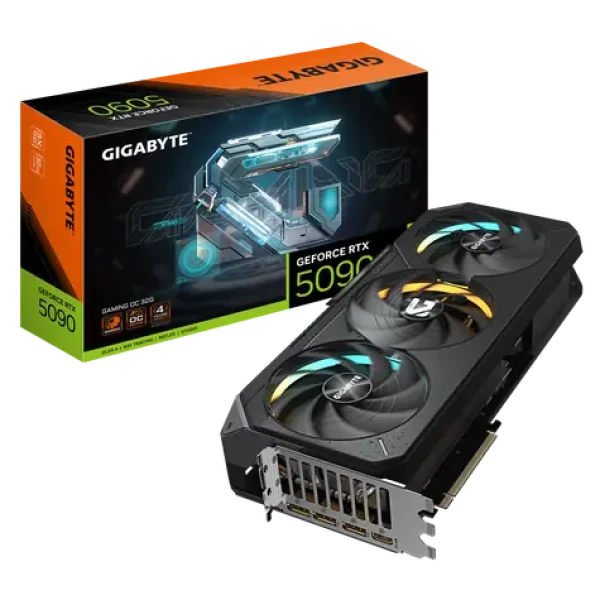 GIGABYTE GeForce RTX 5090 GAMING 32GB OC / 2550MHz / 32GB GDDR7 / 512-bit / 1x HDMI + 3x DP / 1000W (16) (GV-N5090GAMING OC-32GD)