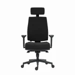 Powerton Jana černá / Kancelářské ergonomické křeslo / nosnost 130 kg (MKWPJAKRCBBA)