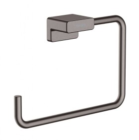 HANSGROHE - AddStoris Držák na ručník, kartáčovaný černý chrom 41754340
