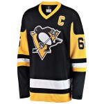 Fanatics Pánský dres Pittsburgh Penguins NHL Mario Lemieux #66 Vintage Heritage Breakaway Velikost: M