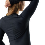 Dámské merino tričko s dlouhým rukávem SMARTWOOL Women's Intraknit All-Season Merino Base, Black velikost: M
