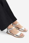 Sandály Lasocki WI33-CS853-HM-03 Přírodní kůže (useň) - Lícová