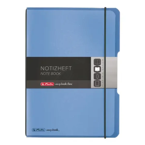 Herlitz Zápisník čtverečkovaný A5 / 40 listů / modrá (11361532)