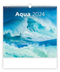 Kalendář nástěnný 2024 - Aqua