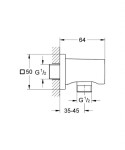 GROHE - Rainshower Nástěnné kolínko, chrom 27076000