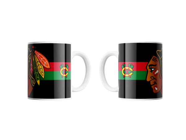 Great Branding Hrnek Chicago Blackhawks NHL TRIPLE LOGO (450ml)