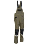 Pracovní kalhoty s laclem COFRA DORSET hnědá velikost 46 (CADORSET_03_46-B)