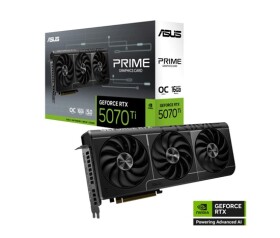 ASUS VGA NVIDIA GeForce RTX 5070 Ti PRIME 16GB OC, 16GB GDDR7, 3xDP, 1xHDMI EDF_1887566