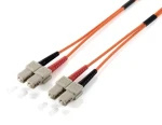 Equip SC-SC 3 m žlutá / Optický patch kabel / Singlemode / Duplex / OS2 (253333)