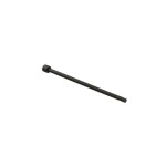 KLUDI - Vela R Držák ručníku, délka 45 cm, broušený Gunmetal 58977N2S