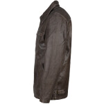 Pánská Kožená Bunda Jasper Brown Cracker Brixton Hnědá Velikost: 7XL