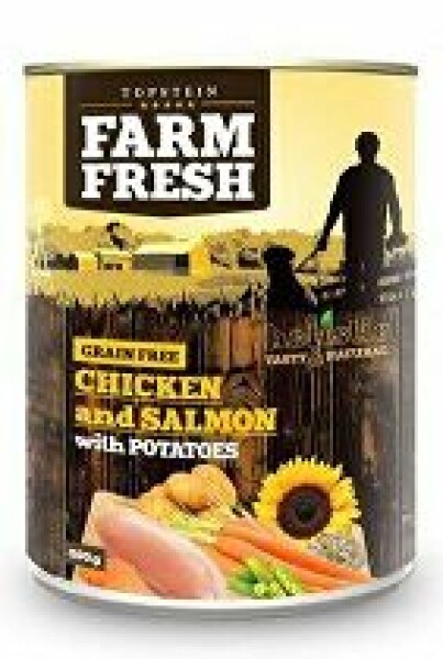 Farm Fresh Dog Chicken&Salmon with Potatoes konz 800g