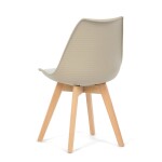 Židle jídelní, cappuccino plast, CT-X7055 CAP