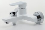 Vanová baterie bez příslušenství Nobless Tina bílá/chrom NOVASERVIS 38020/1,1