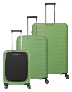 Travelite Mooby S,M,L Front pocket Green S: 44 l / M: 73/80 l / L: 106 L TRAVELITE-76841-80