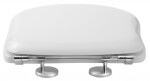 KERASAN - RETRO WC sedátko, bílá/chrom 109001