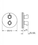 GROHE - Grohtherm Special Termostatická vanová baterie pod omítku, chrom 29095000