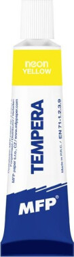 Temperové barvy 12ml NEON žlutá