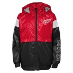 Outerstuff Dětská bunda Detroit Red Wings Goal Line Stance Full-Zip Windbreaker Velikost: Dětské 14 let)