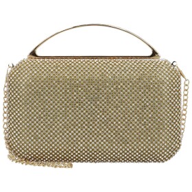Třpytivá dámská plesová kabelka Moon Kaela, zlatá