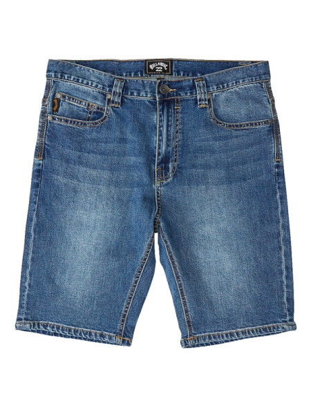 Billabong OUTSIDER DENIM INDIGO WASH kraťasy pánské 30