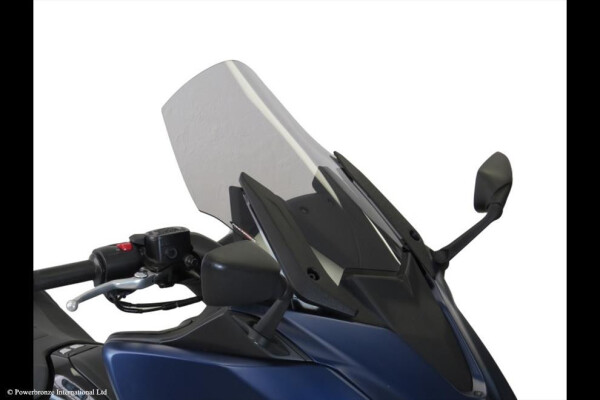 Yamaha Tmax 530 17-19, Tmax 560 20-21 Skútr plexi Powerbronze - čiré