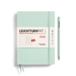 Leuchtturm1917 Weekly Planner &amp; Notebook Medium (A5) 2025 Mint Green