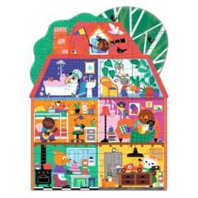 DJECO Gigant puzzle Domeček - 36 pcs